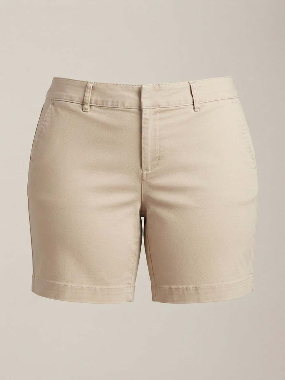 Ann Taylor Boardwalk Short Khaki Beige Chino Shorts 8